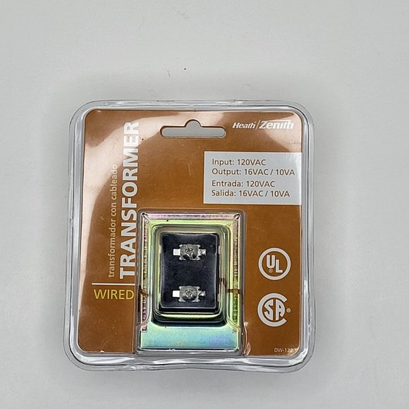 HEATH/ZENITH Wired Transformer DW-122 Factory New for doorbell 120 VAC - Picture 1 of 13